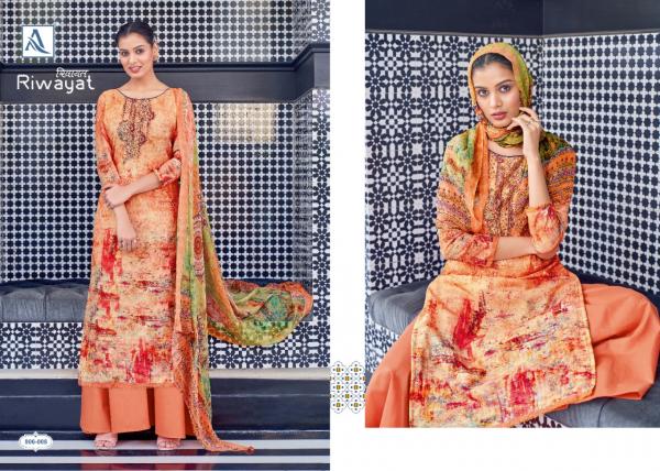 Alok Riwayat Fancy Festive Wear Dress Materials